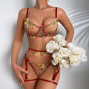 Conjuntinho Lingerie Sexy Estilo Florida & Transparente - Libertina Shop