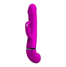 Vibrador Feminino Rabbit com Estimulo Duplo (Ponto G e Clitóris) - Henry Pretty Love