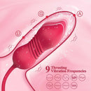 Vibrador Bullet Vai Vem e Simulador de Oral com Linguinha OU Sugador - IMMORTAL FLOWER 5 S-Hand