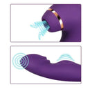 Vibrador de Ponto G com Sugador de Clitóris - Vasana