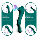 Vibrador Feminino Discreto com Sugador de Clitóris - BirdFly