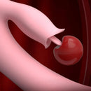 Vibrador Feminino Rabbit com Estimulação de Ponto G e Língua Vibratória - Orion