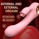 Vibrador Feminino Rabbit com Estimulação de Ponto G e Língua Vibratória - Orion